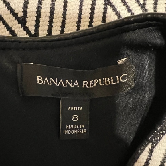 Banana Republic Jacquard Knit Fit And Flare Dress Size 8 Petite - Picture 4 of 5